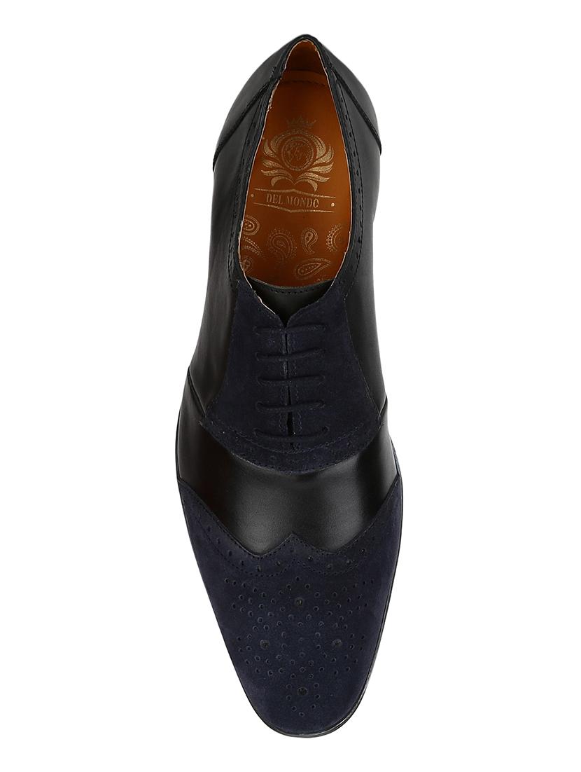 black Leather lace-up brouges - 15613393 - Zoom Image - 4