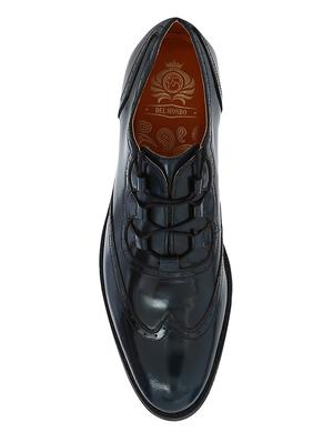 navy Patent Leather lace-up brouges - 15613400 - Standard Image - 4