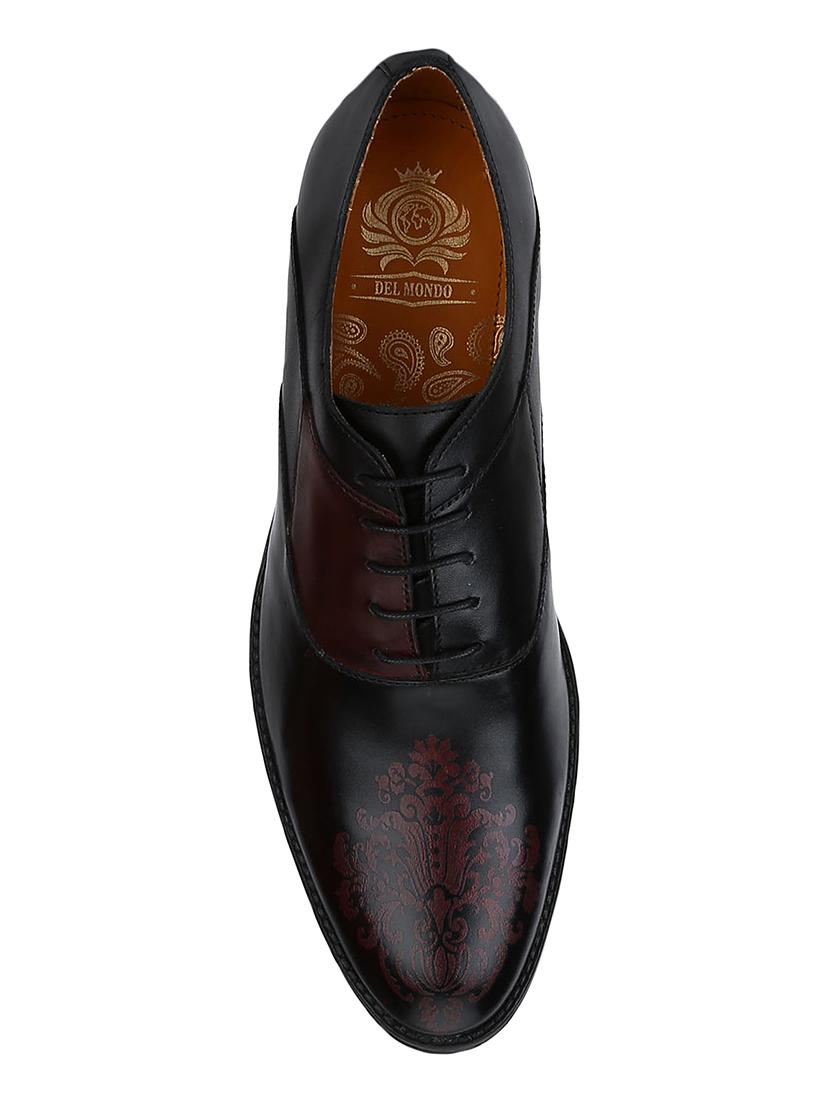 black Leather lace-up oxfords - 15613406 - Zoom Image - 4