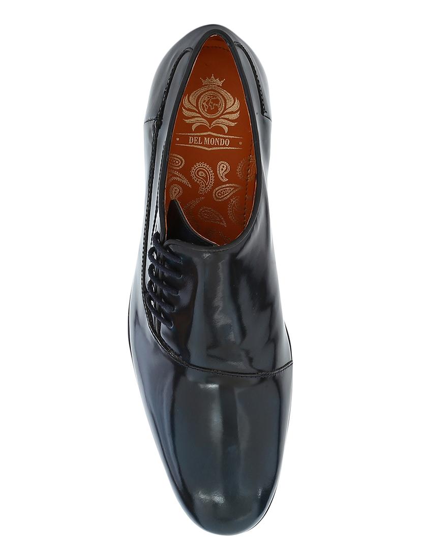 navy Patent Leather lace-up oxfords - 15613408 - Zoom Image - 4