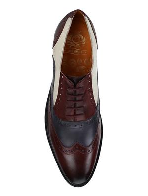 multi colored Leather lace-up brouges - 15613412 - Standard Image - 4