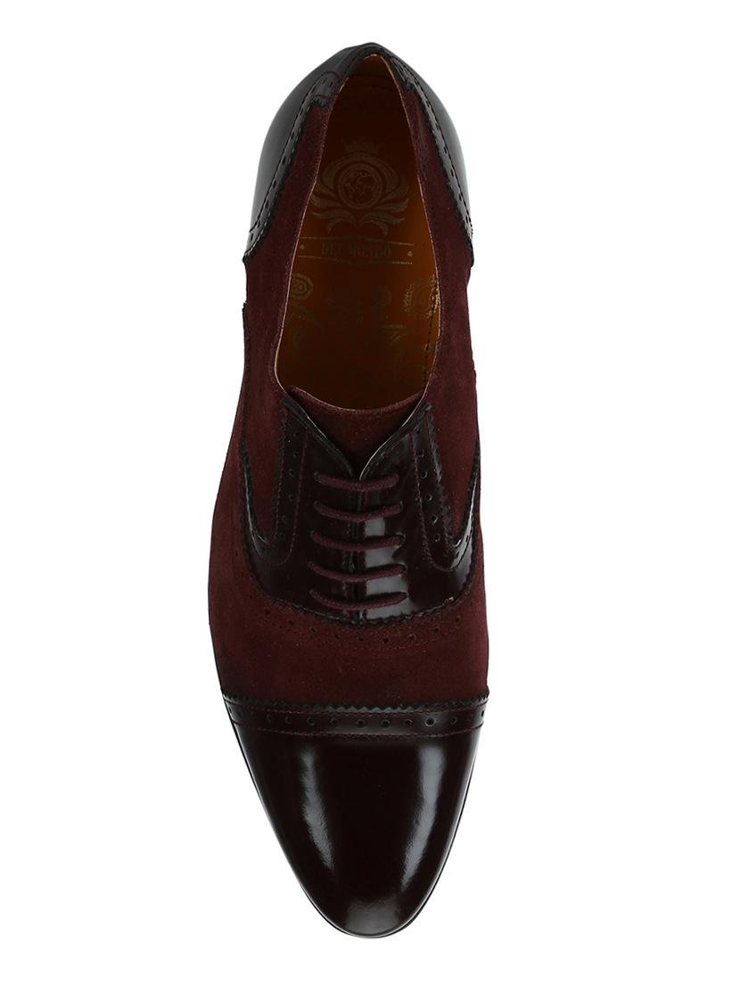brown Suede lace-up oxfords - 15613421 - Zoom Image - 4