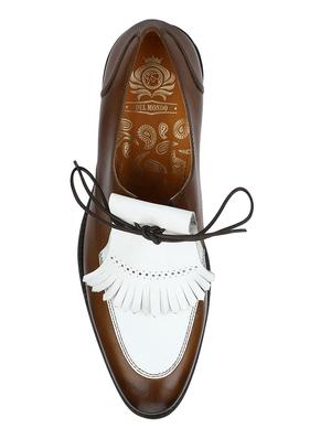 brown Leather formal slip ons - 15613429 - Standard Image - 4