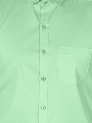 green cotton casual shirt - 15613441 - Standard Image - 4