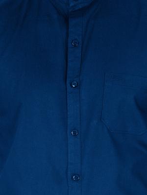 blue cotton casual shirt - 15613444 - Standard Image - 4
