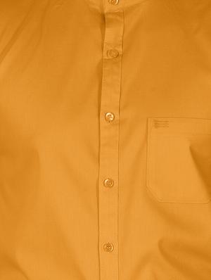 yellow cotton casual shirt - 15613445 - Standard Image - 4