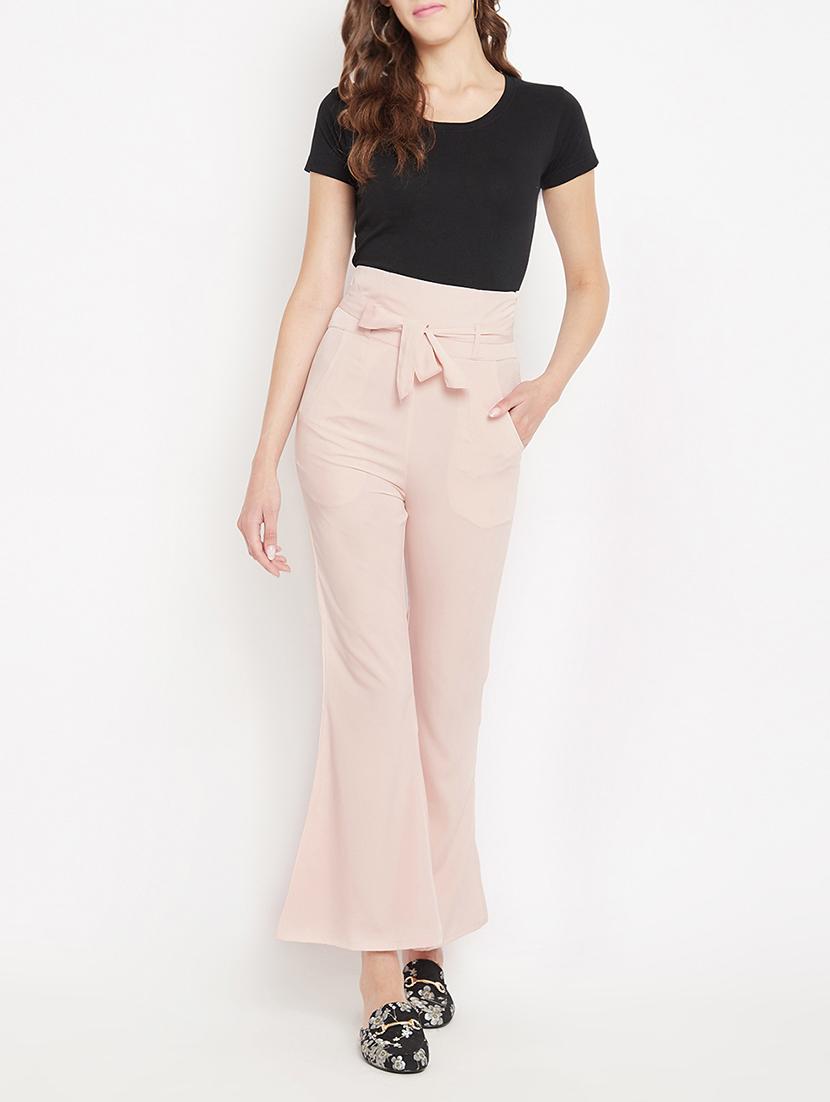 smocked waist flared hem trouser - 15613516 - Zoom Image - 4