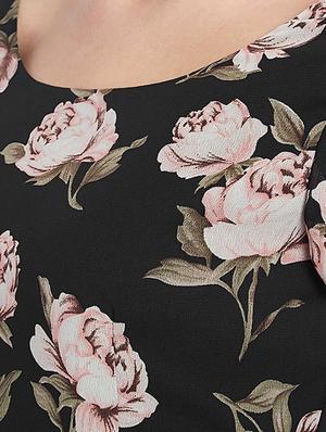 pleated floral maxi dress - 15613523 - Standard Image - 4