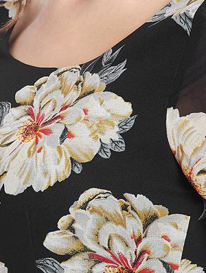 boat neck pleated maxi dress - 15613525 - Standard Image - 4