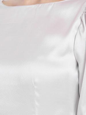 side tie up slit sleeve a-line dress - 15613536 - Standard Image - 4