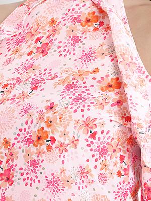 ruffled detail cold shoulder top - 15613558 - Standard Image - 4