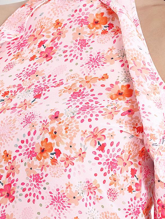 ruffled detail cold shoulder top - 15613558 - Zoom Image - 4