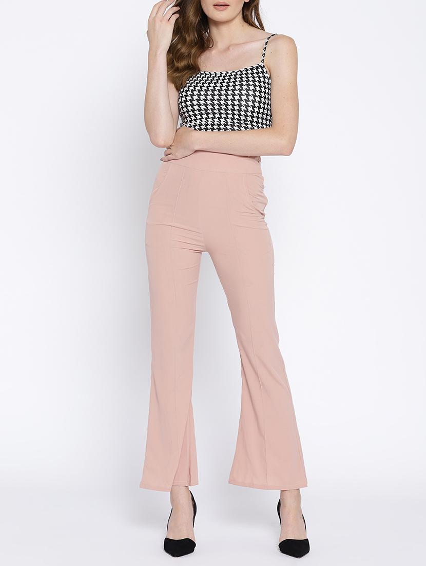 high rise flared hem trouser - 15613583 - Zoom Image - 4