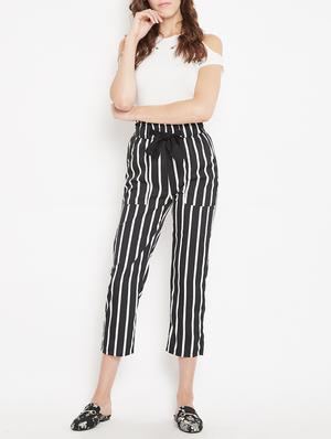 paperbag waist striped - 15613586 - Standard Image - 4