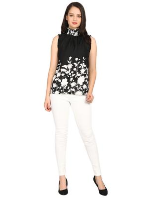 smocking detail turtle neck top - 15614656 - Standard Image - 4