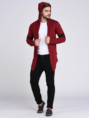 red cotton shrug - 15614751 - Standard Image - 4