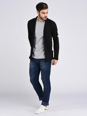 black cotton shrug - 15614757 - Standard Image - 4
