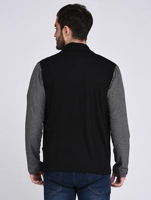 black cotton shrug - 15614758 - Standard Image - 4