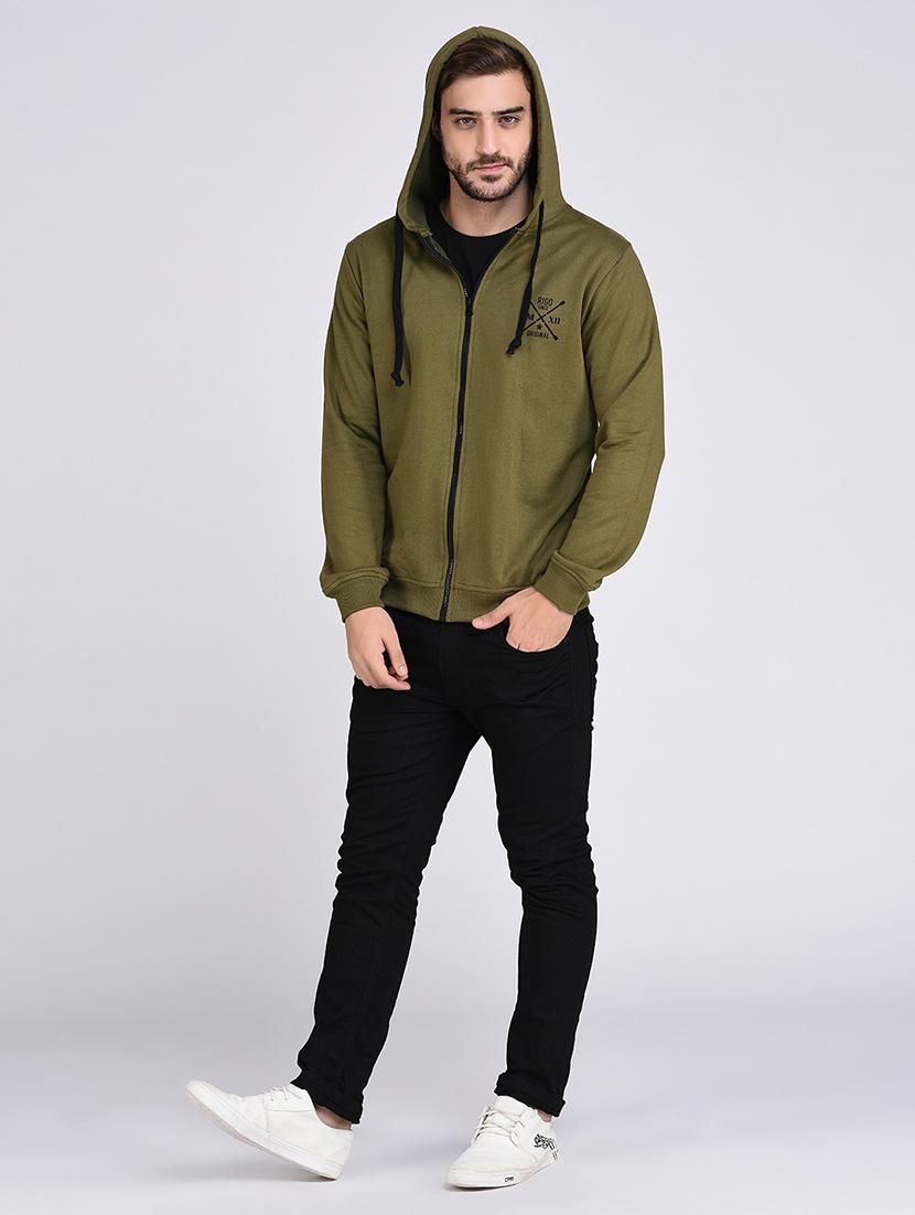 green fleece sweatshirt - 15614761 - Zoom Image - 4