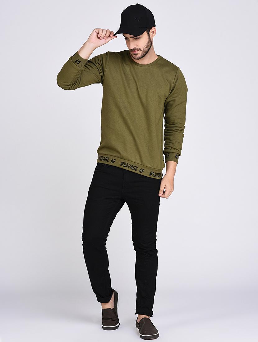 green fleece sweatshirt - 15614763 - Zoom Image - 4