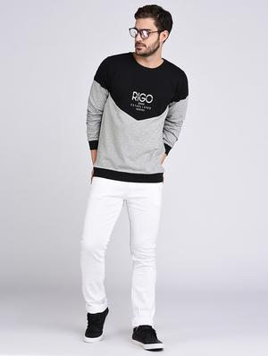 grey cotton sweatshirt - 15614768 - Standard Image - 4