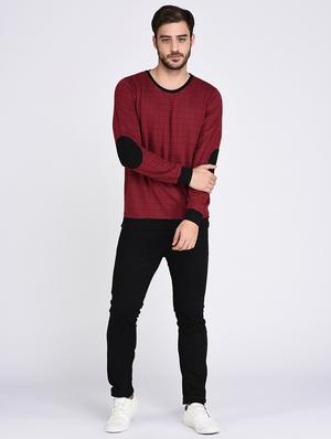 maroon cotton sweatshirt - 15614772 - Standard Image - 4