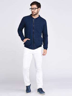 blue cotton sweatshirt - 15614774 - Standard Image - 4