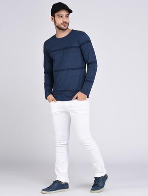 blue cotton t-shirt - 15614788 - Standard Image - 4