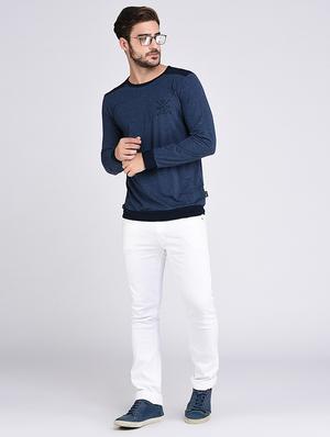 blue cotton t-shirt - 15614795 - Standard Image - 4
