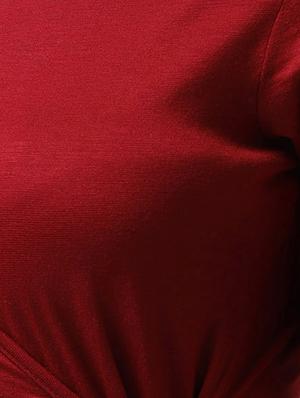 knot detail front overlap dress - 15615401 - Standard Image - 4