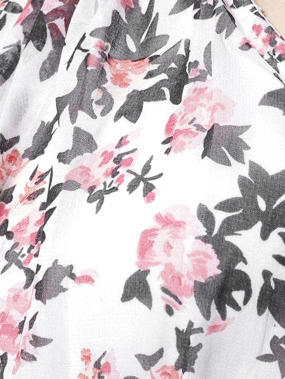 halter neck floral maxi dress - 15615409 - Zoom Image - 4