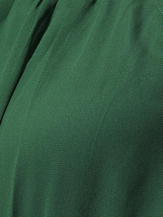 halter neck solid maxi dress - 15615410 - Zoom Image - 4