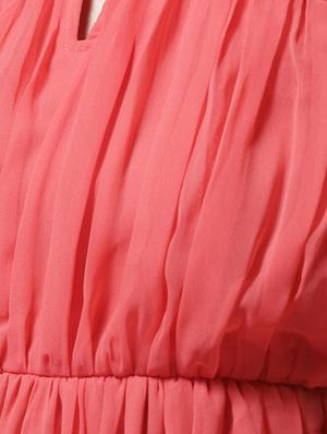 keyhole neck blouson maxi dress - 15615415 - Standard Image - 4