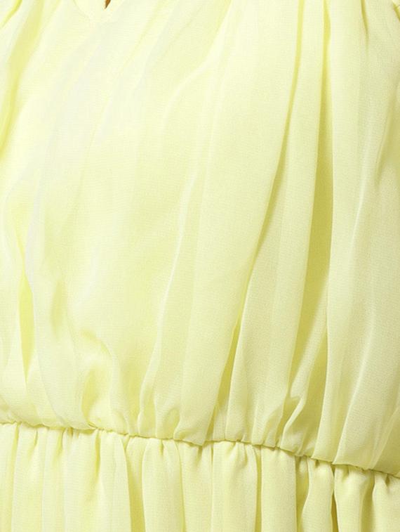 keyhole neck blouson maxi dress - 15615416 - Zoom Image - 4