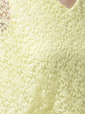 v neck lace overlay maxi dress - 15615419 - Standard Image - 4