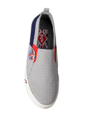 grey Fabric casual slip ons - 15615691 - Standard Image - 4