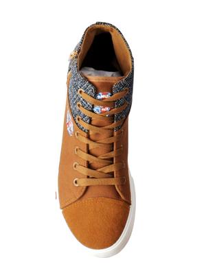 brown Canvas lace up sneakers - 15615696 - Standard Image - 4