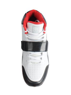 white leatherette lace up sport shoes - 15616060 - Standard Image - 4
