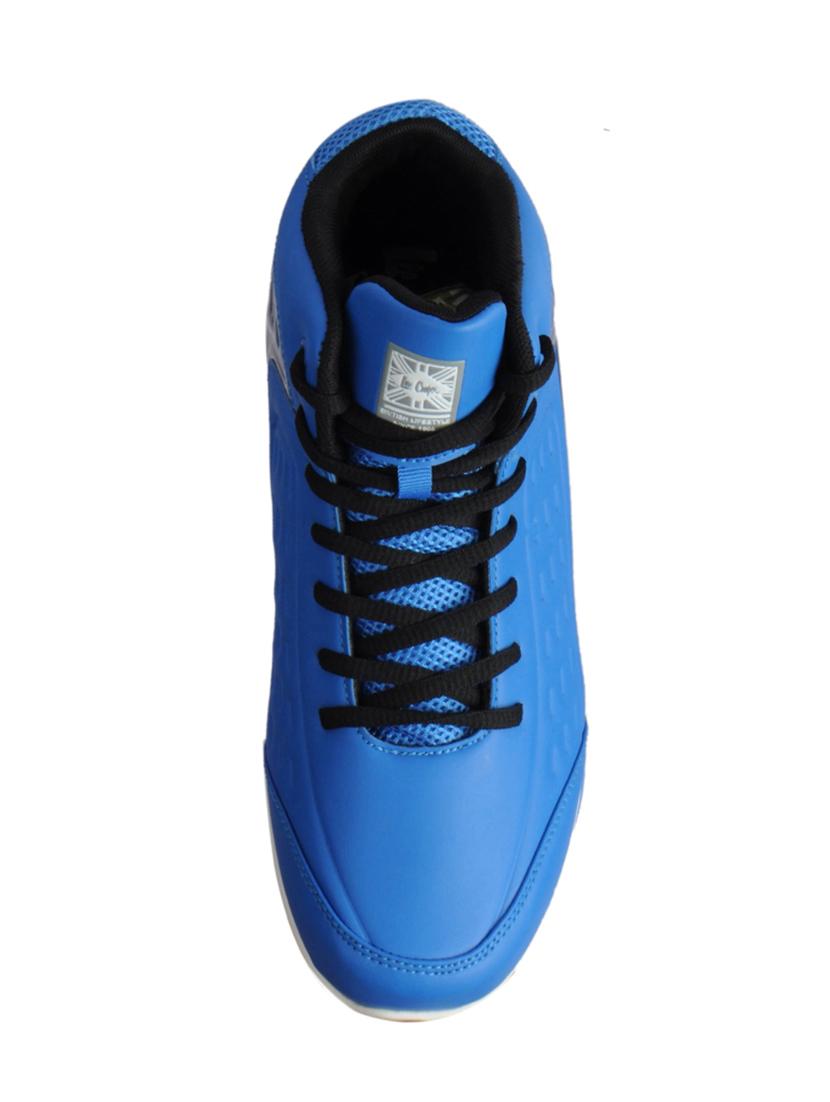 blue leatherette lace up sport shoes - 15616062 - Zoom Image - 4