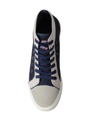 blue Canvas lace up sneakers - 15616077 - Standard Image - 4