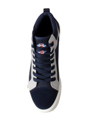 blue Canvas lace up sneakers - 15616078 - Standard Image - 4