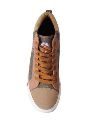 tan Canvas lace up sneakers - 15616079 - Standard Image - 4
