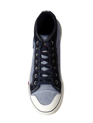 blue Canvas lace up sneakers - 15616081 - Standard Image - 4