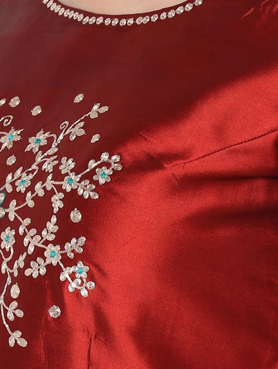 embroidered stitched blouse - 15616113 - Zoom Image - 4
