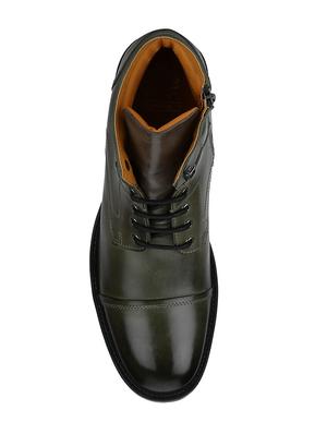 grey Leather high ankle boots - 15616447 - Standard Image - 4