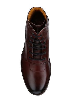 brown Leather high ankle boots - 15616451 - Standard Image - 4