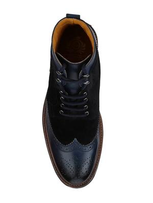 black Leather high ankle boots - 15616494 - Standard Image - 4