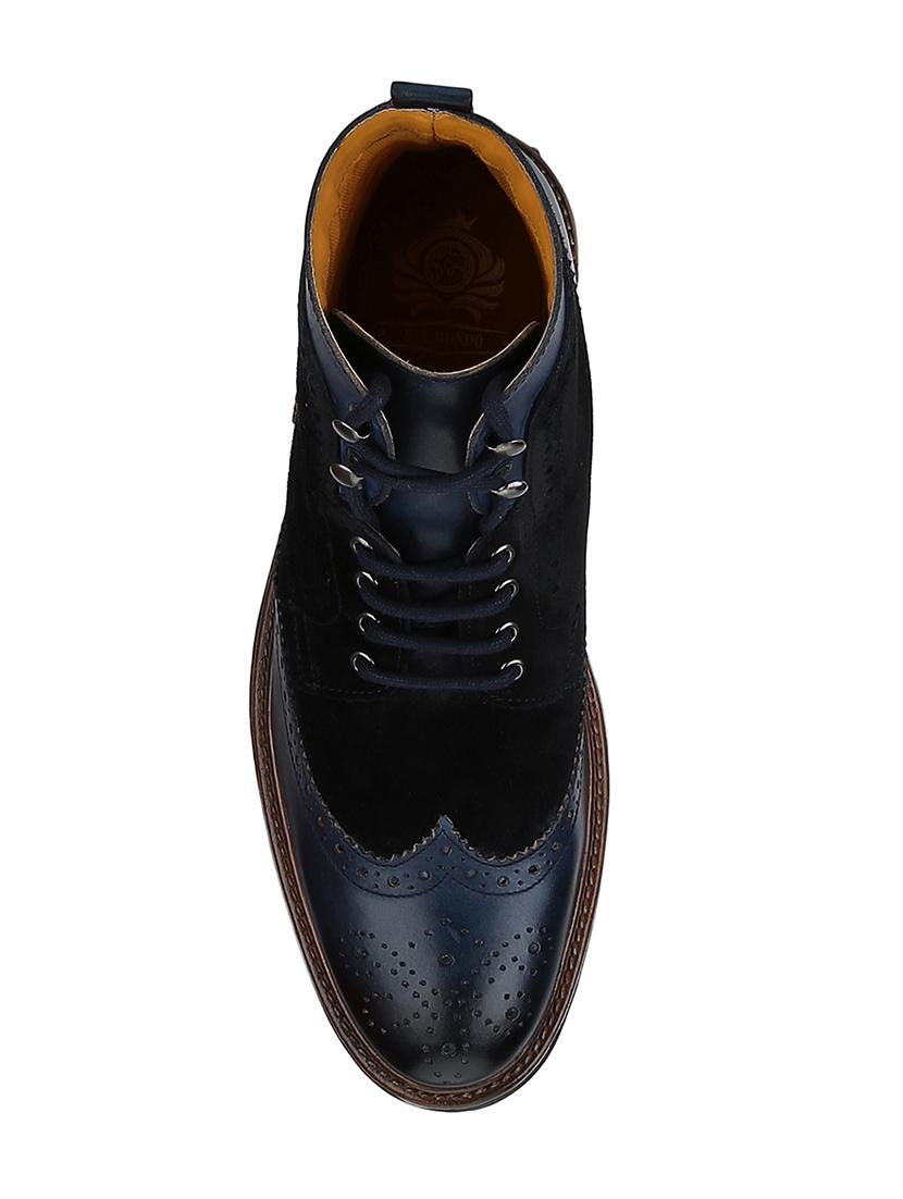 black Leather high ankle boots - 15616494 - Zoom Image - 4