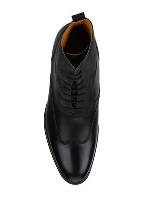 black Leather high ankle boots - 15616509 - Standard Image - 4
