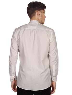 white cotton casual shirt - 15616554 - Standard Image - 4